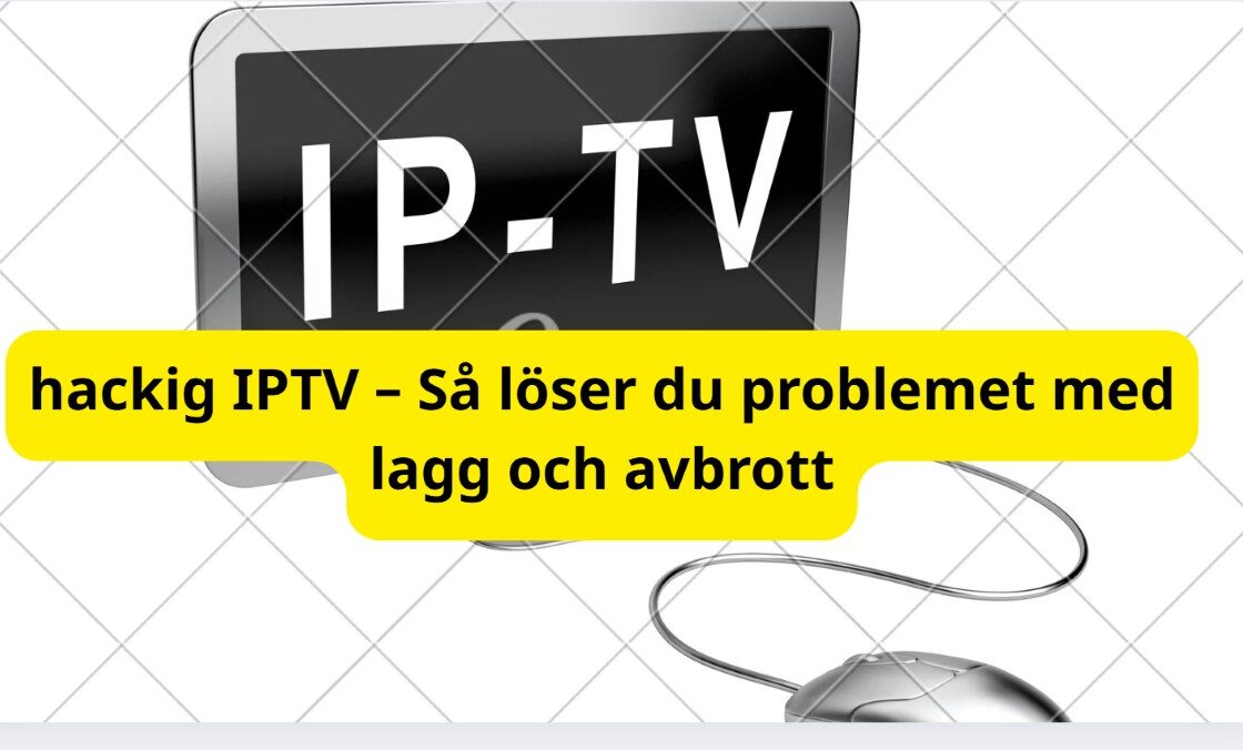 En användare som upplever hackig IPTV via Viking IPTV