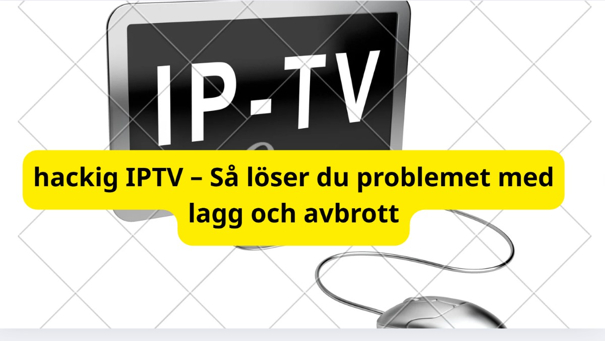 En användare som upplever hackig IPTV via Viking IPTV